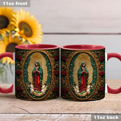 Our Lady Of Guadalupe - Personalized Christian Accent Mug