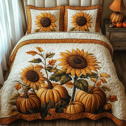 Autumn Harvest Quilted Bedding Set