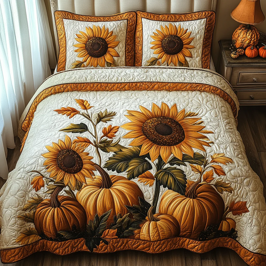 Autumn Harvest Quilted Bedding Set