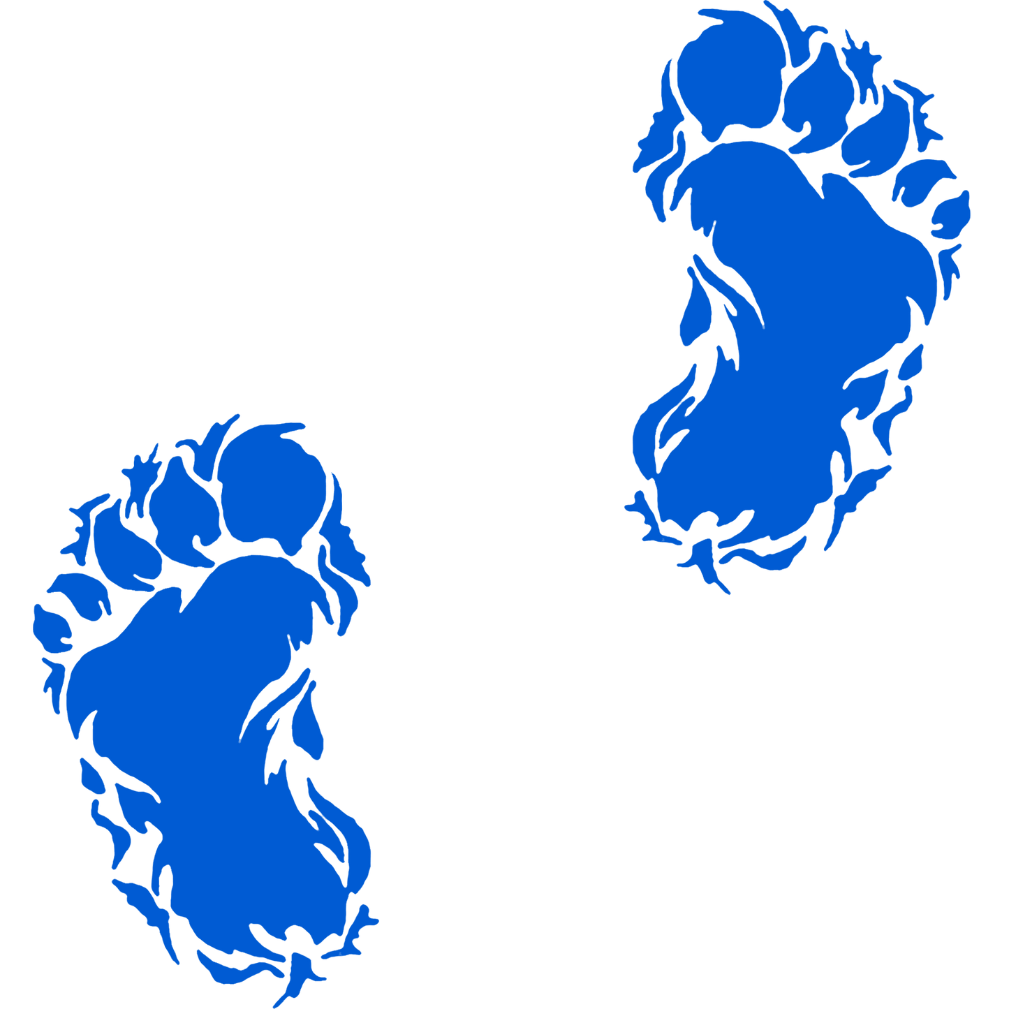 Bigfoot Footprint Vinyl Sticker