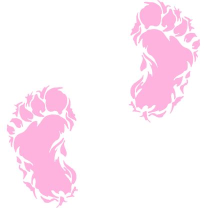 Bigfoot Footprint Vinyl Sticker