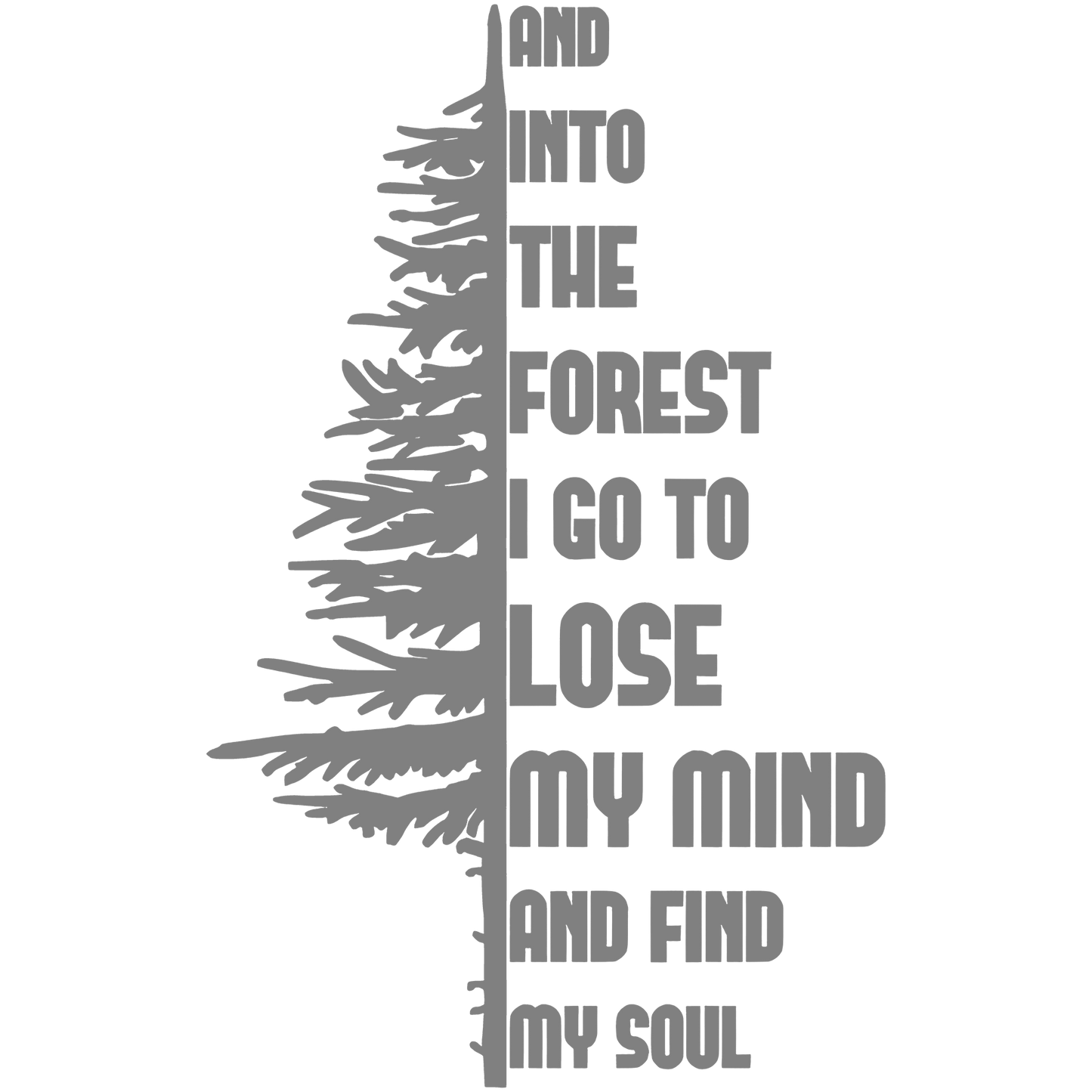 Into the Forest Sticker