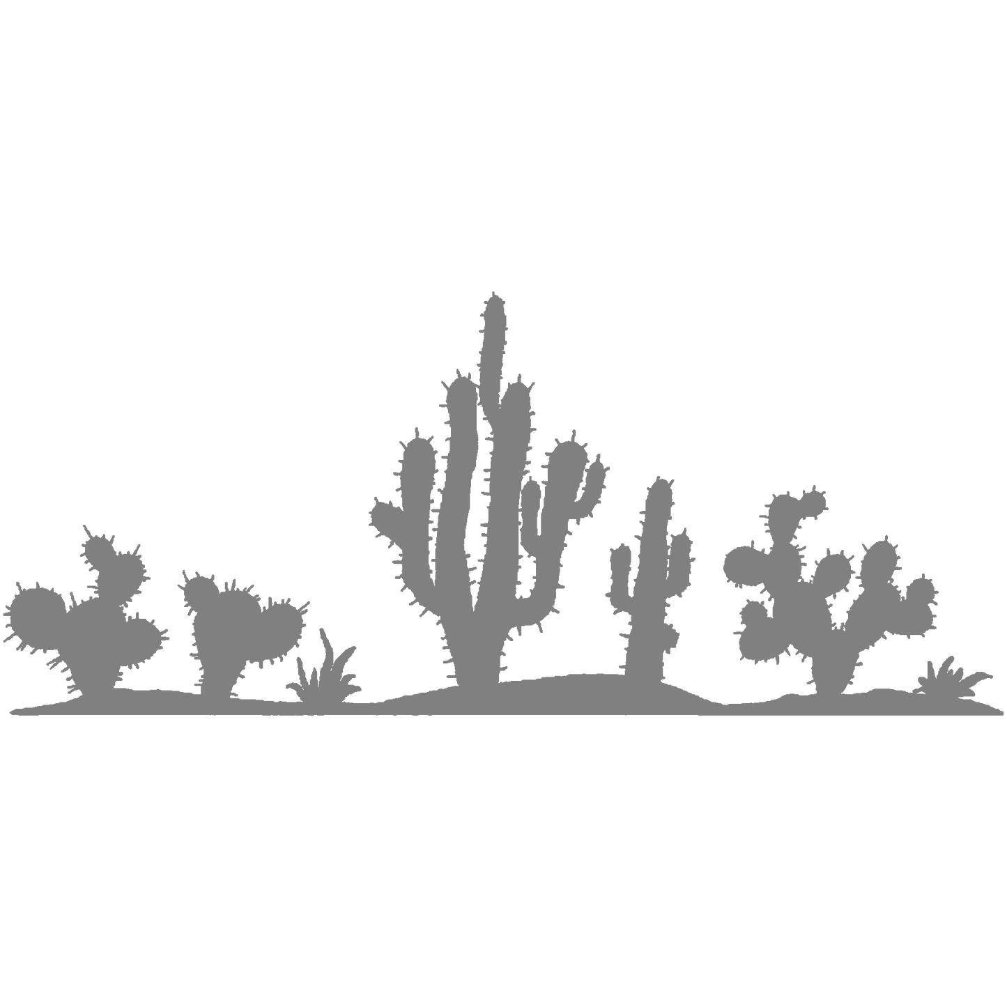 Cactus Line Sticker