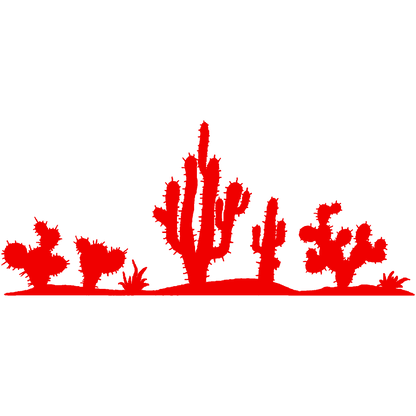 Cactus Line Sticker