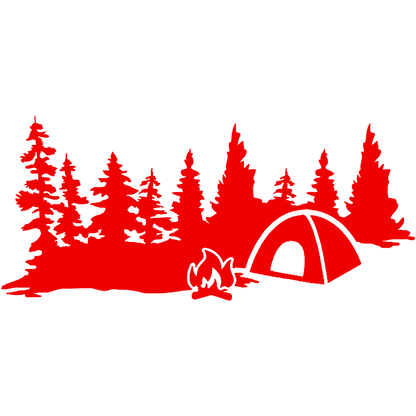 Forest Camp Sticker