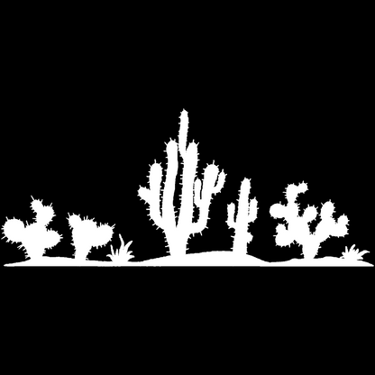 Cactus Line Sticker