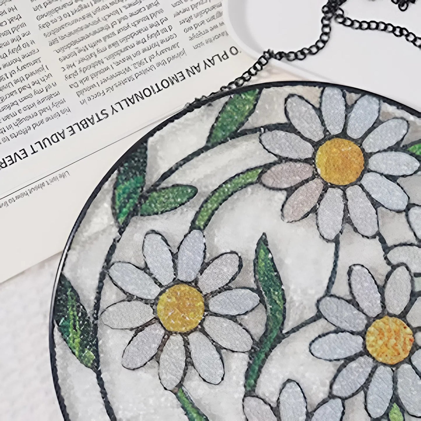 Daisy Flower Acrylic Window Hanging Decor