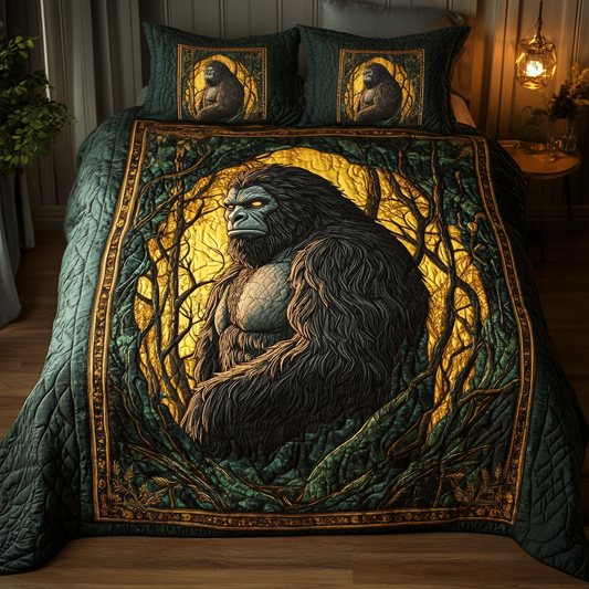 Bigfoot Enchanted Moon Quilted Bedding Set