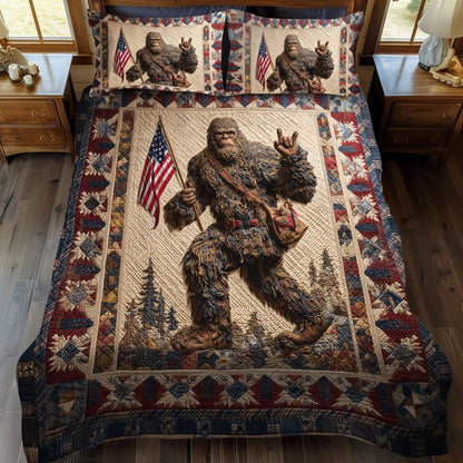 Bigfoot Independence Quilted Bedding Set