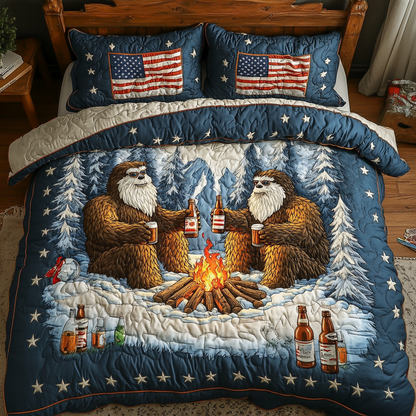 Bigfoot Trail Quilted Bedding Set