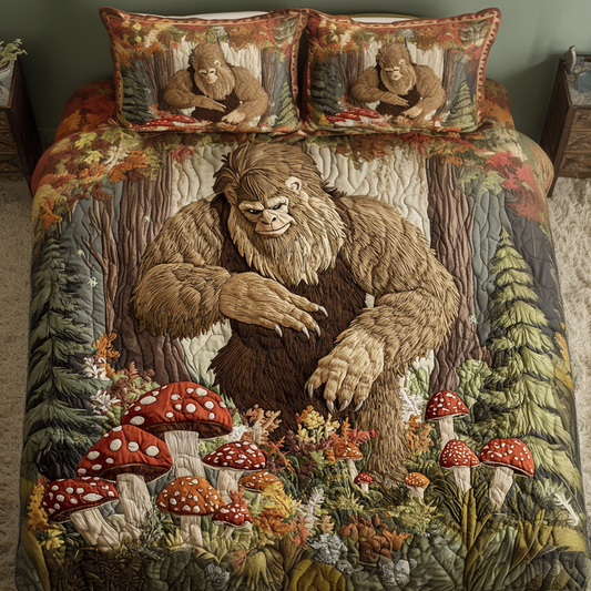Bigfoot Trail Quilted Bedding Set