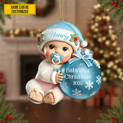 Baby Christmas Ornament - Personalized Gifts Ornament
