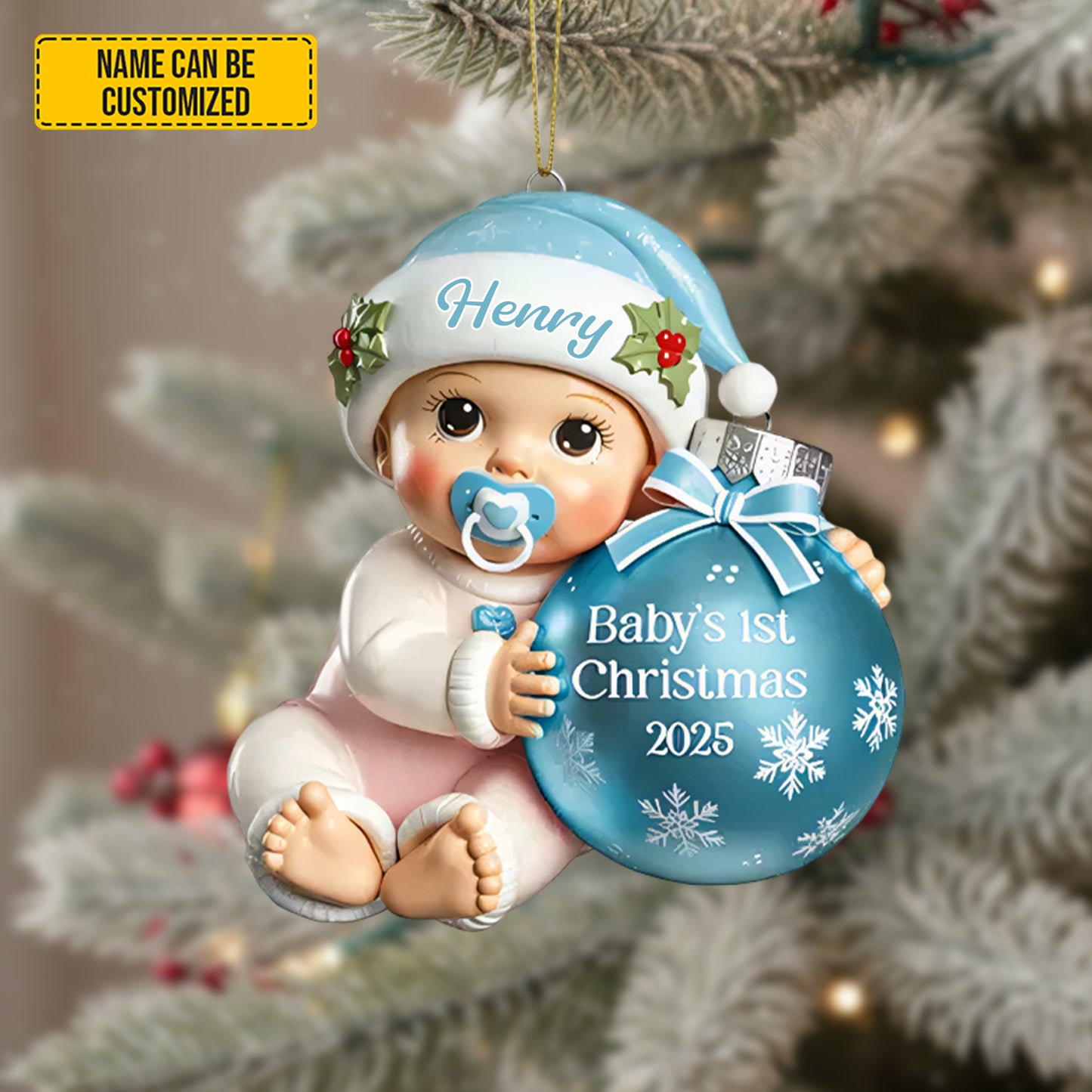 Baby Christmas Ornament - Personalized Gifts Ornament