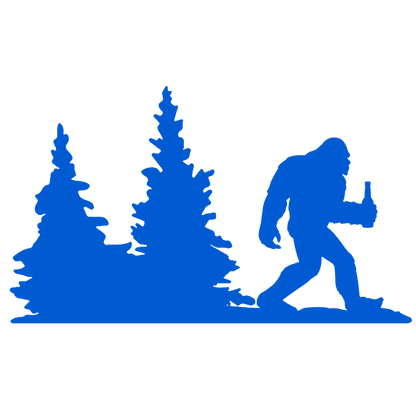 Bigfoot Windshield Sticker