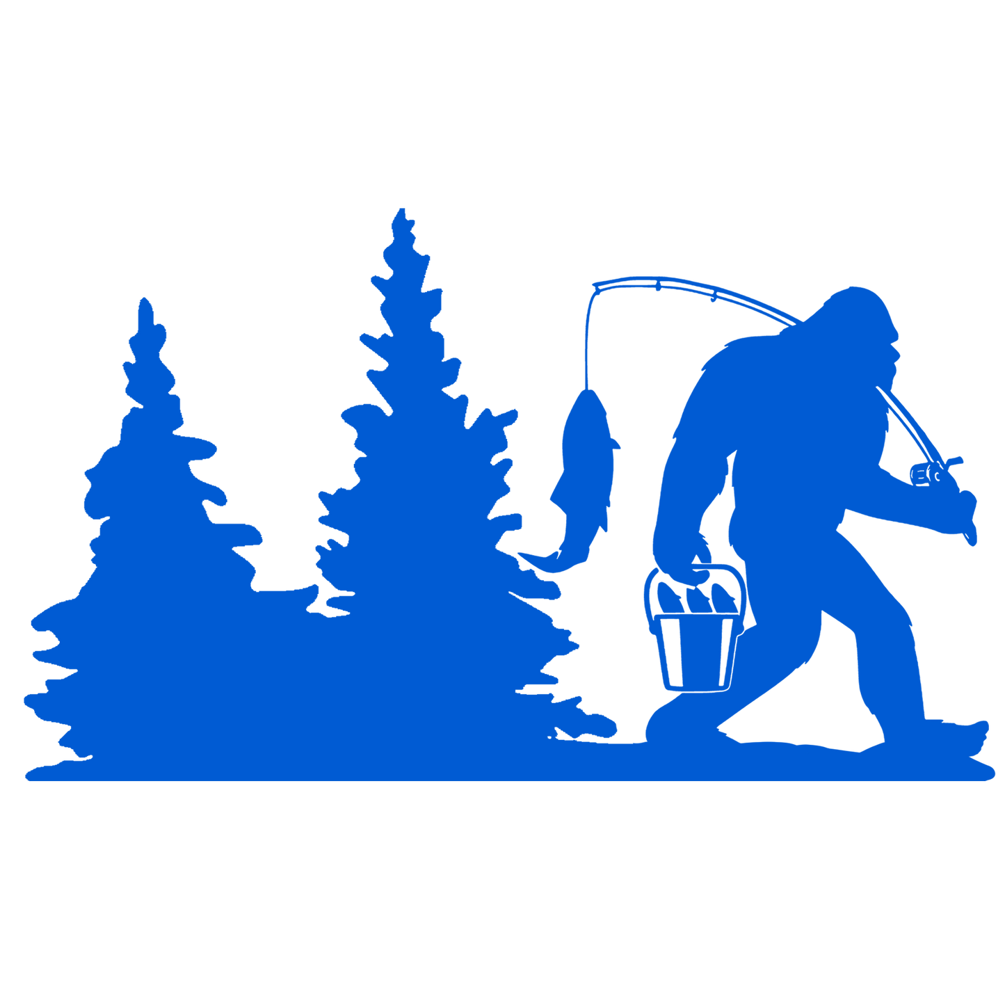 Bigfoot Windshield Sticker