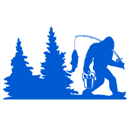 Bigfoot Windshield Sticker