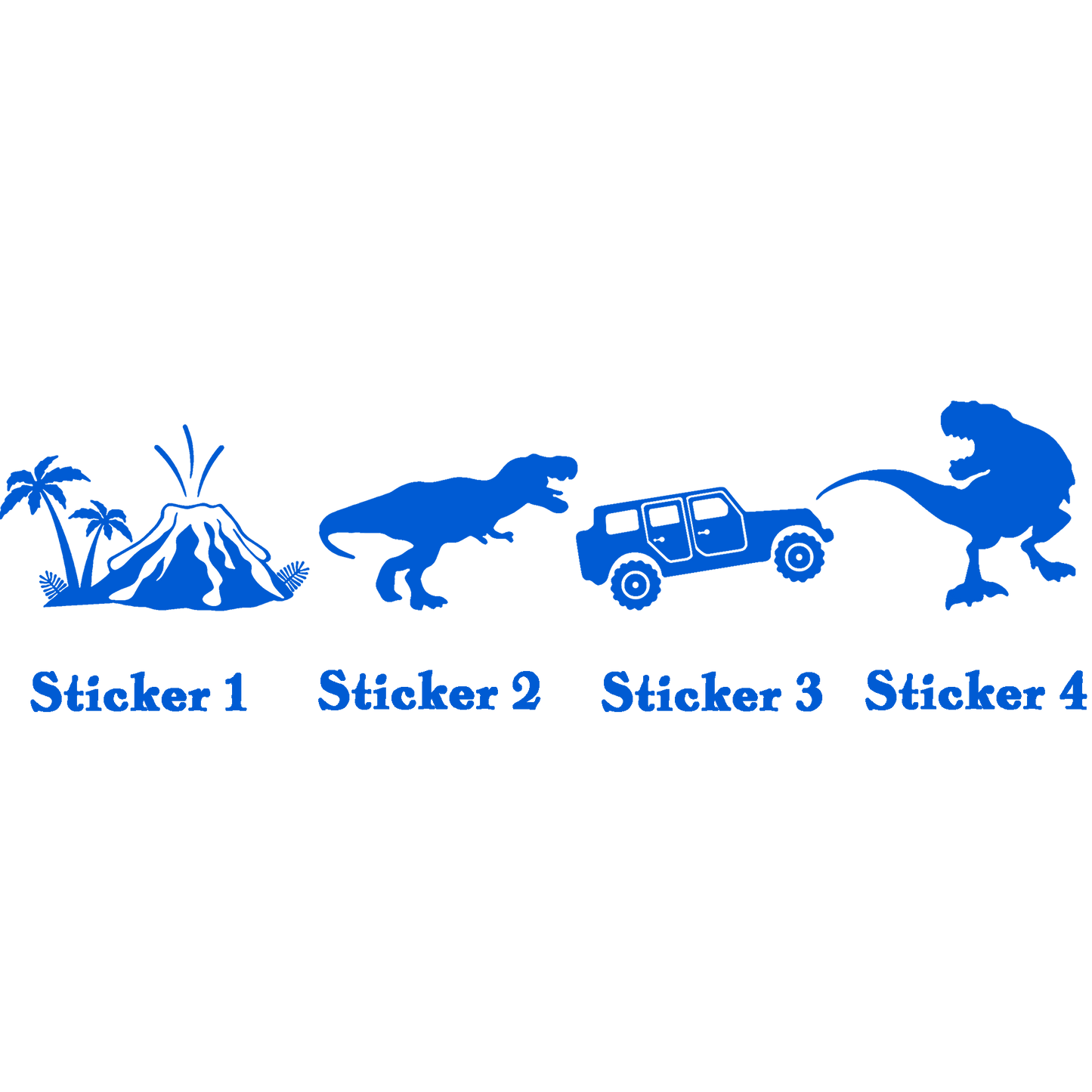 Set 4: Jurassic Adventure Stickers