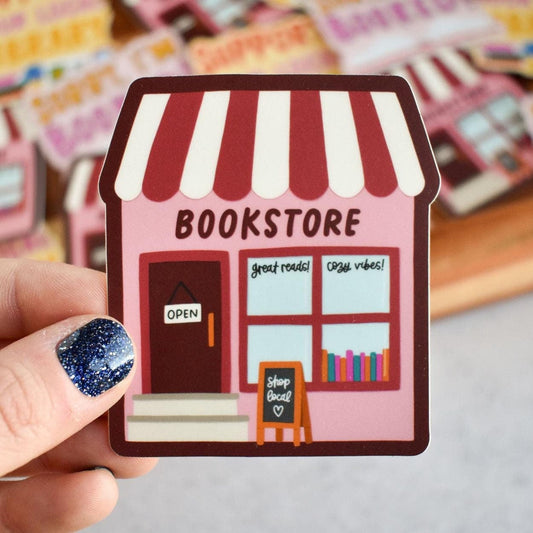 Bookstore Storefront Sticker Decal