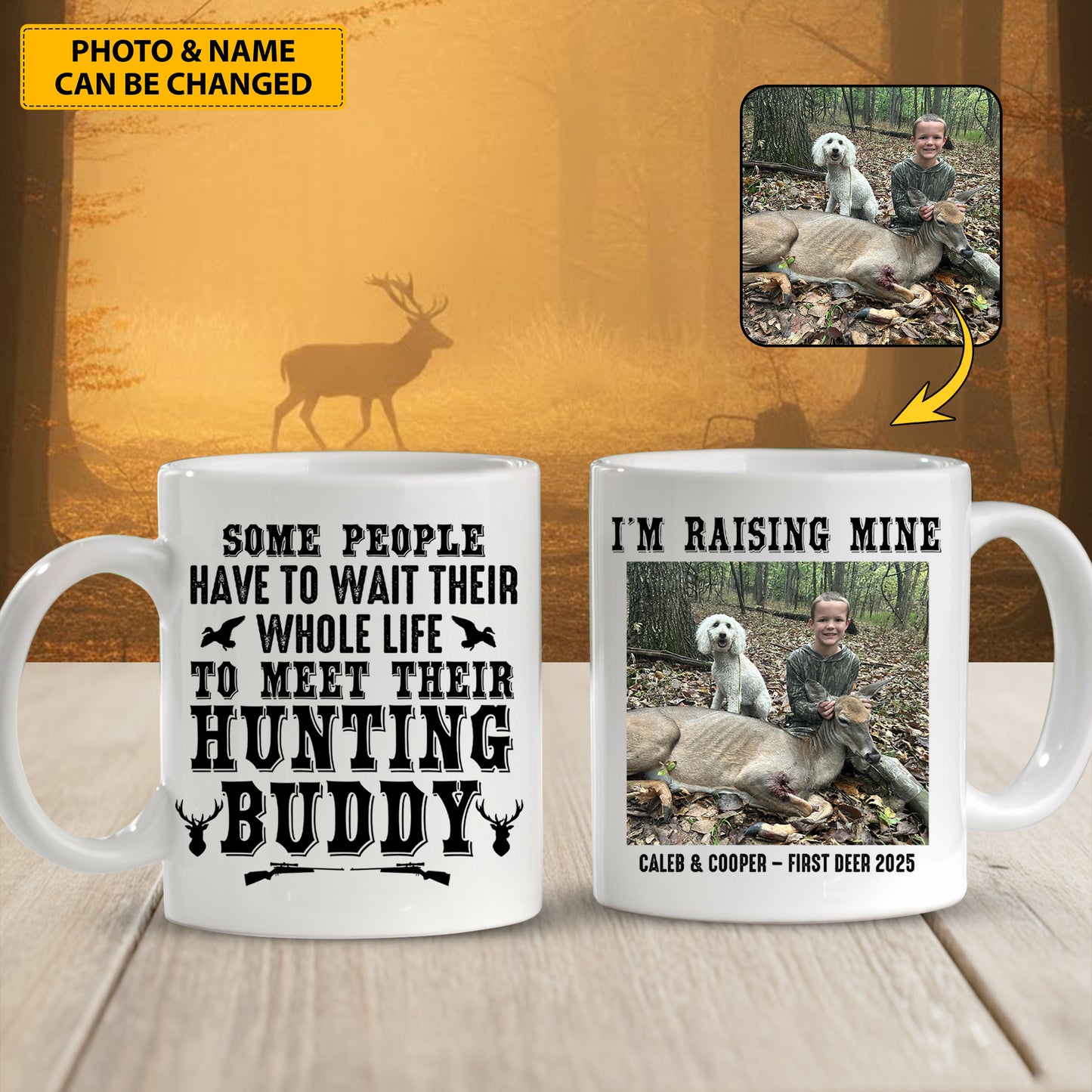 Trophy Moments – Personalized Photo White Mug