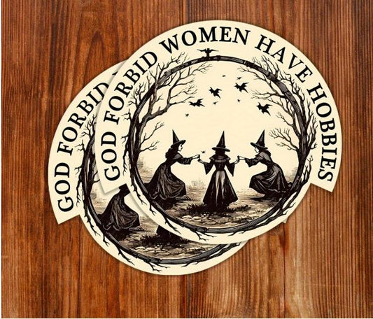 Humorous Empowered Women Sticker Decal