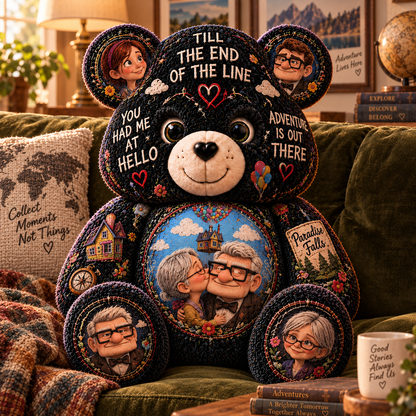 Carl & Ellie Till The End of The Line Adventure Memory Pillow Bear