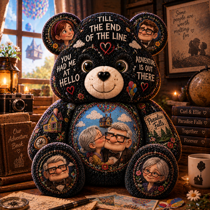 Carl & Ellie Till The End of The Line Adventure Memory Pillow Bear