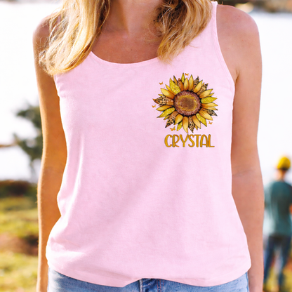 Sunflower Sunshine - Personalized Sunflower All Over Print Shirt