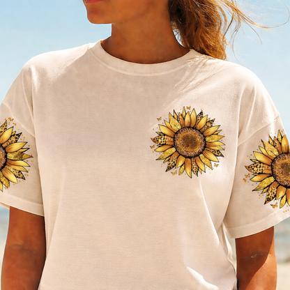 Sunflower Sunshine - Personalized Sunflower All Over Print Shirt