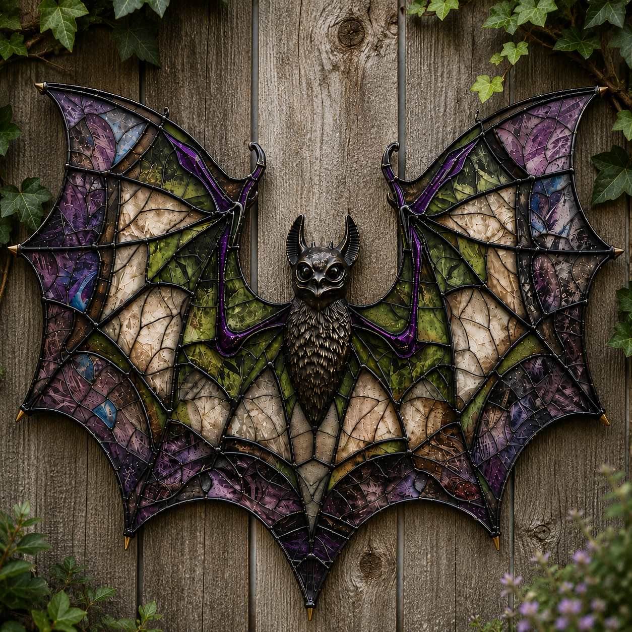 Bat Gothic Metal Sign - Gift For Home Decor