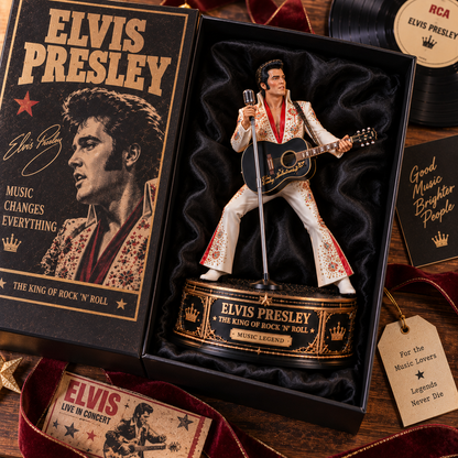 Elvis Presley The King of Rock ’N’ Roll – Collectible Acrylic Plaque Table Decor