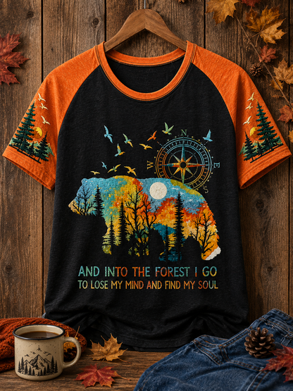 Into The Forest I Go – Fall Outdoor Adventure Shirt