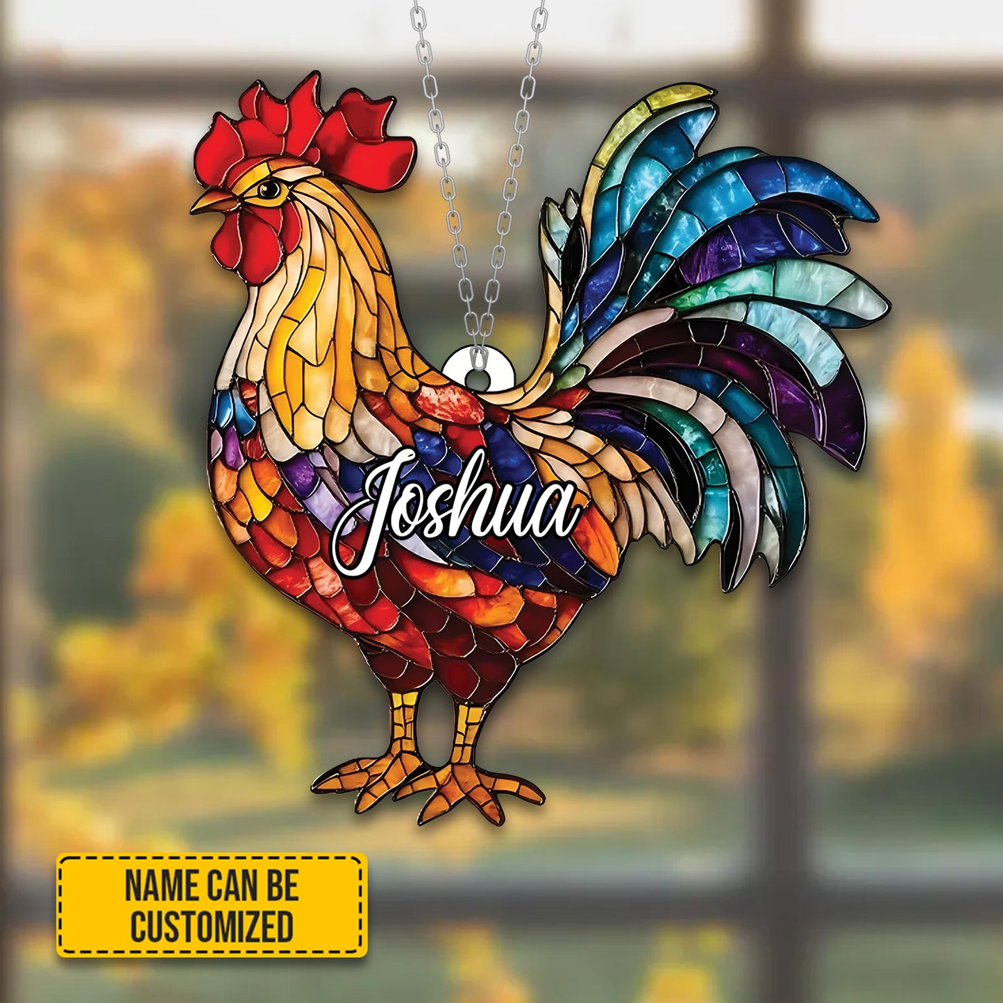 Chicken Acrylic Window - Personalized Acrylic Window