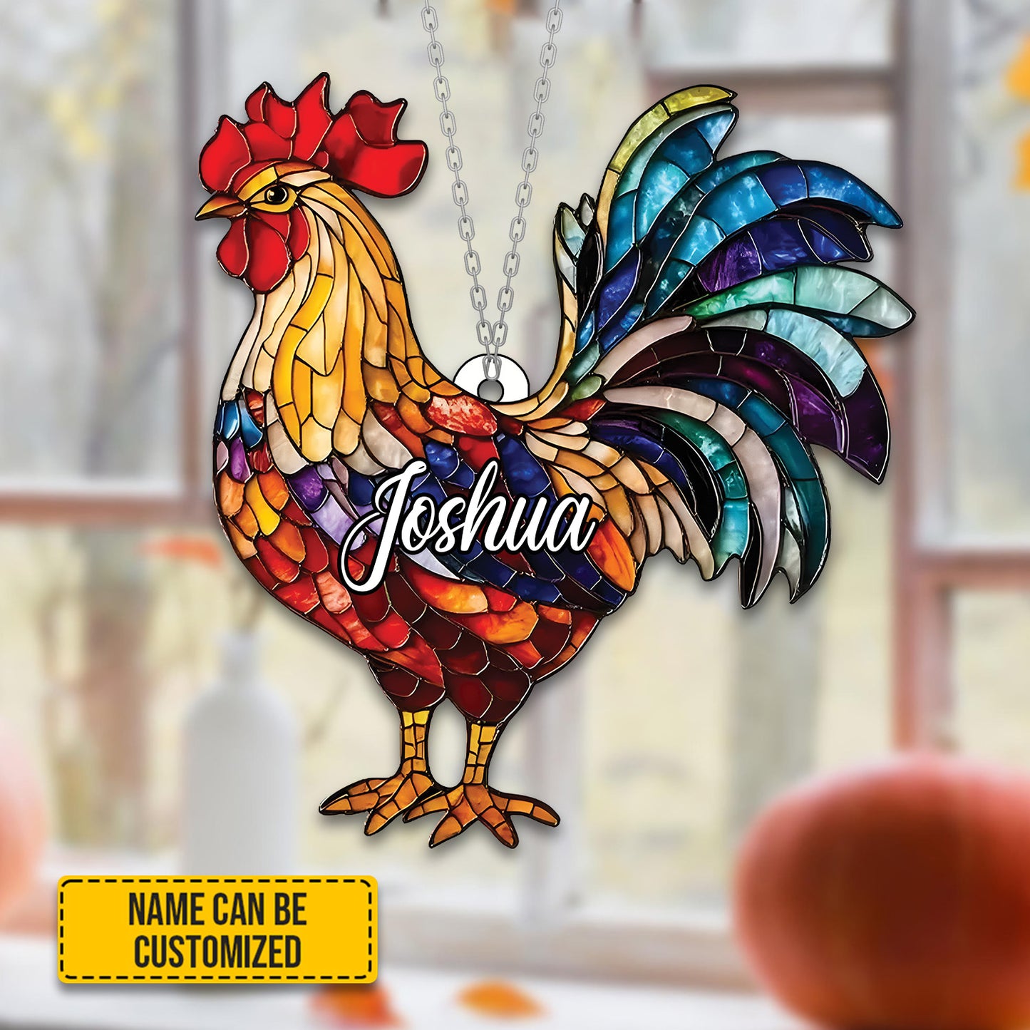 Chicken Acrylic Window - Personalized Acrylic Window