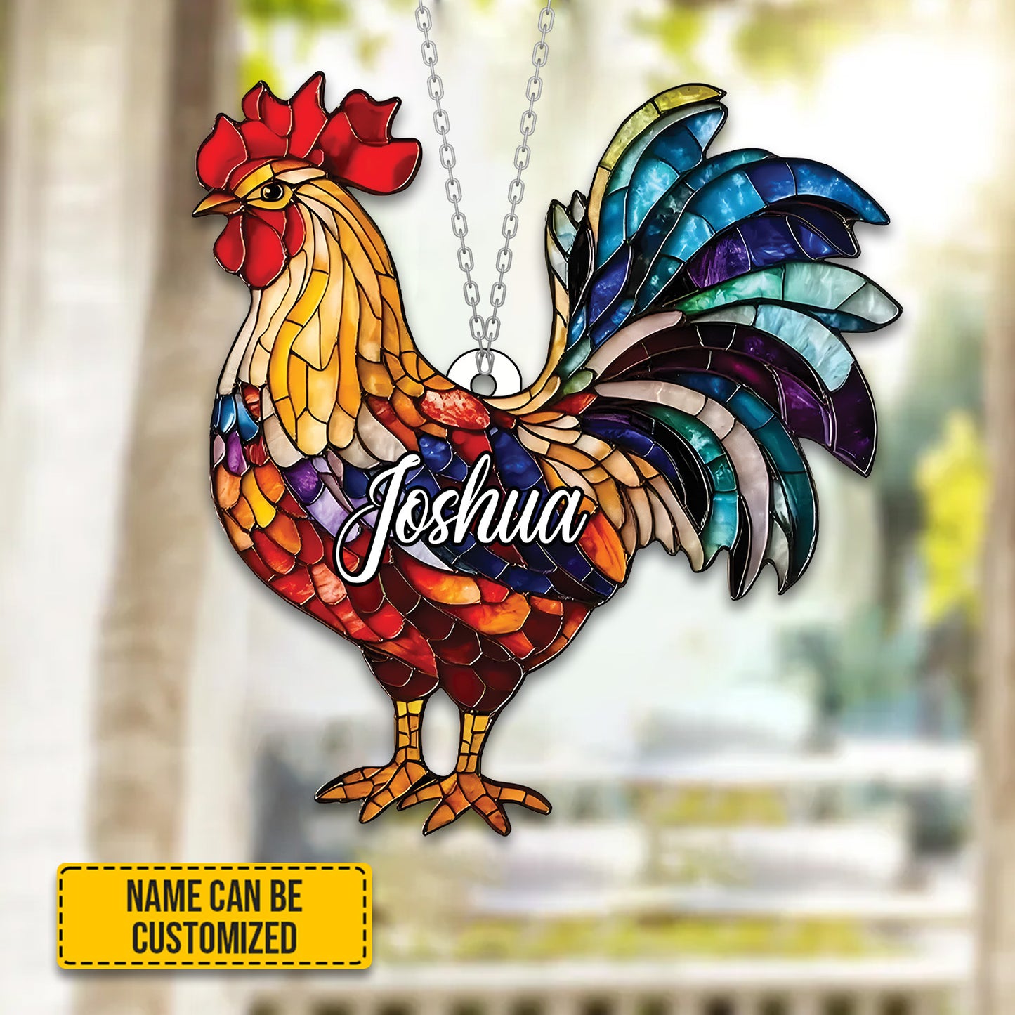 Chicken Acrylic Window - Personalized Acrylic Window