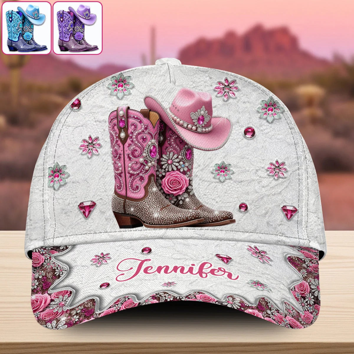 Cowgirl Boots - Personalized Classic Cap