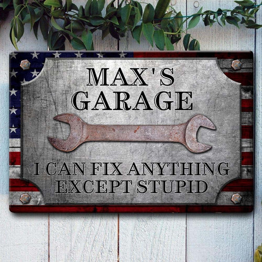 I Can Fix Any Thing Car Metal Sign - Personalized Metal Sign