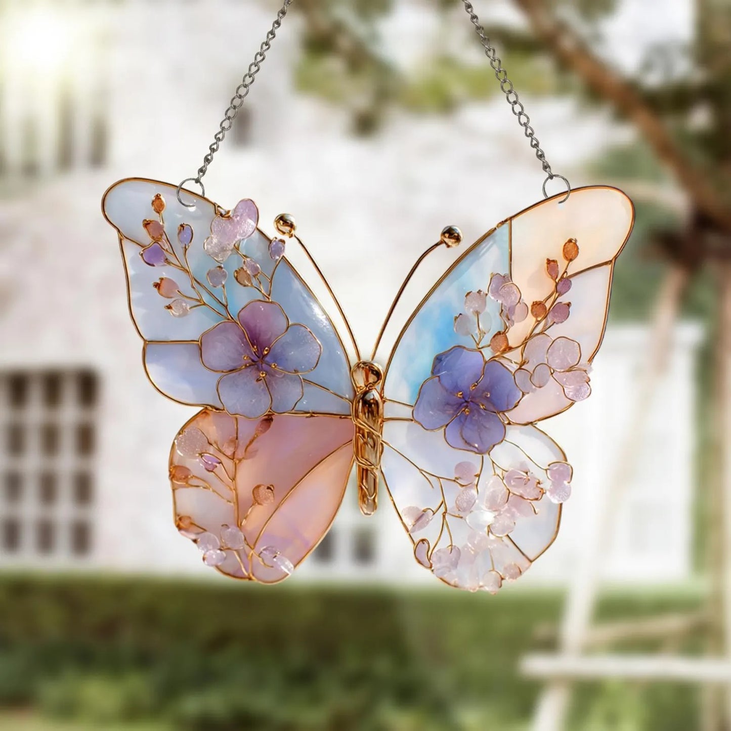 Beautiful Butterfly - Personalized Window Hanging Suncatcher Acrylic