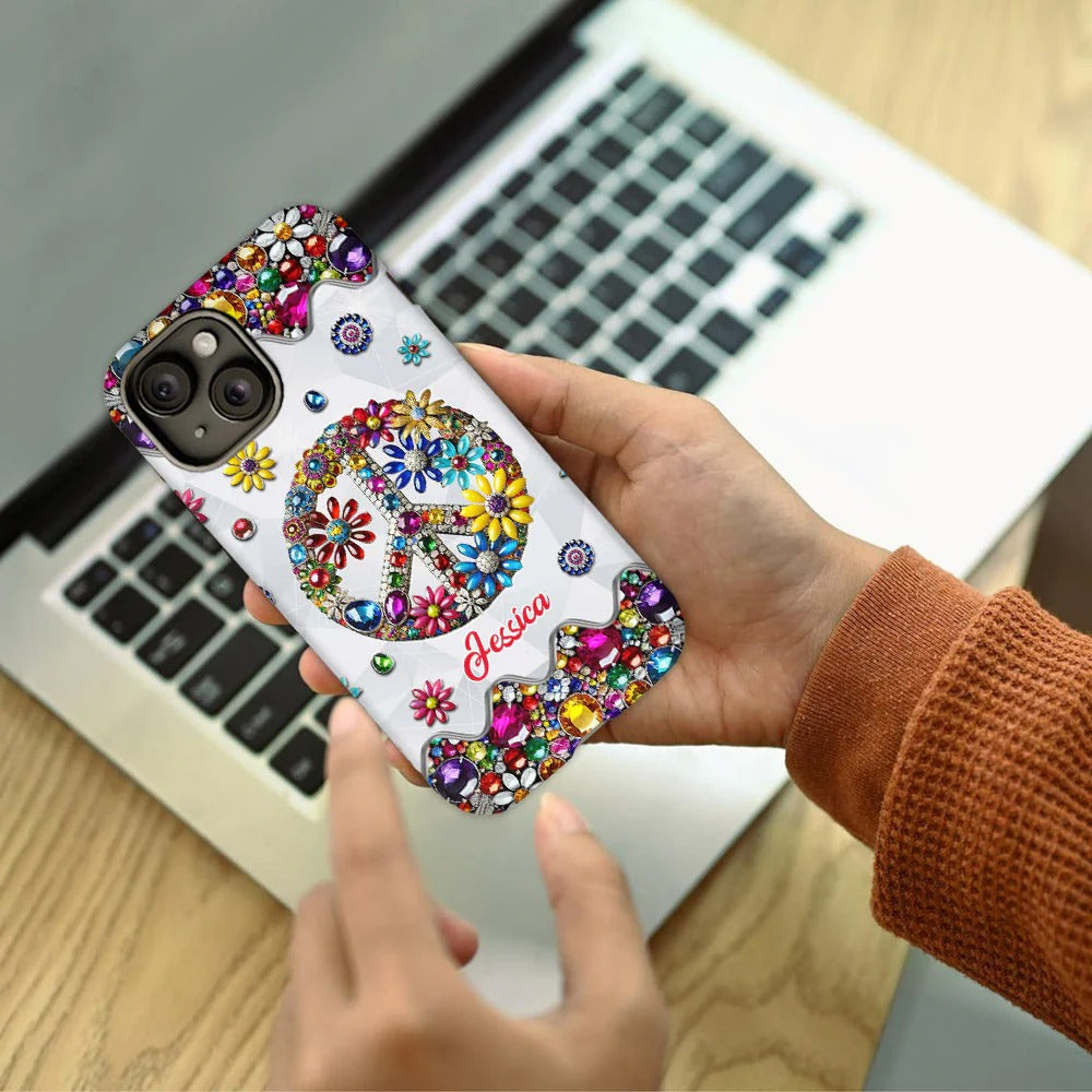 Hippie Soul - Personalized Hippie Full Print Phone Case