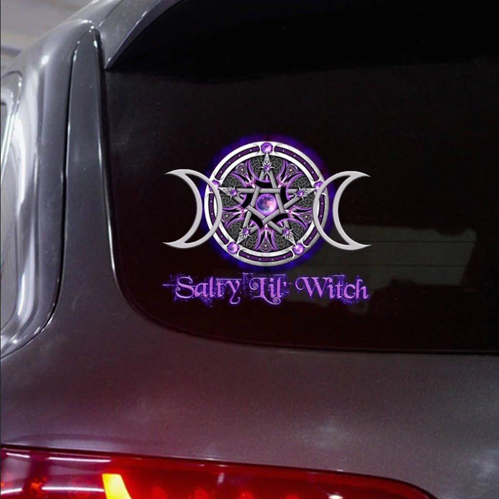 The Witch Is In - Personalized Witch Decor Decal