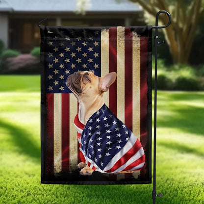 French Bulldog American Garden Flag, House Flag