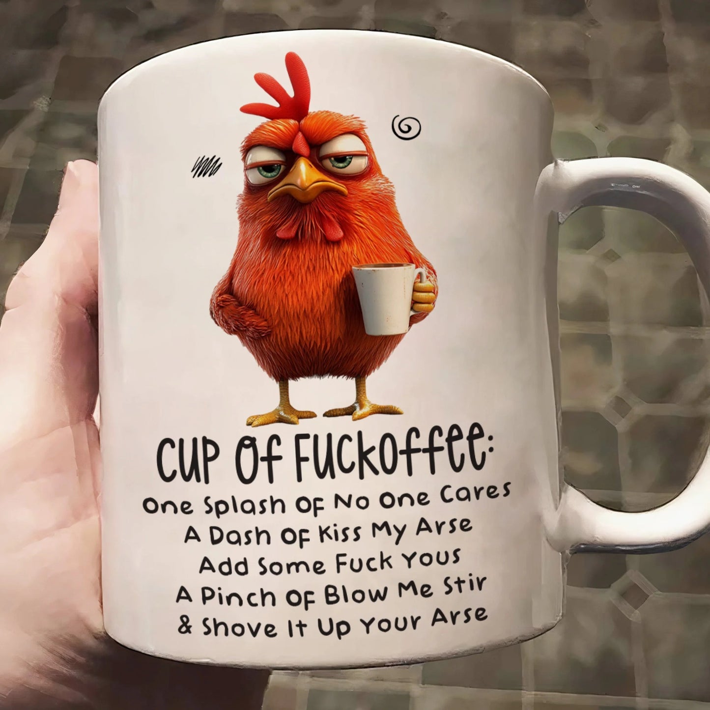 Funny Mug - Cup Of Fuckoffee - Fun Gifts For Coworker, Friends, Boss