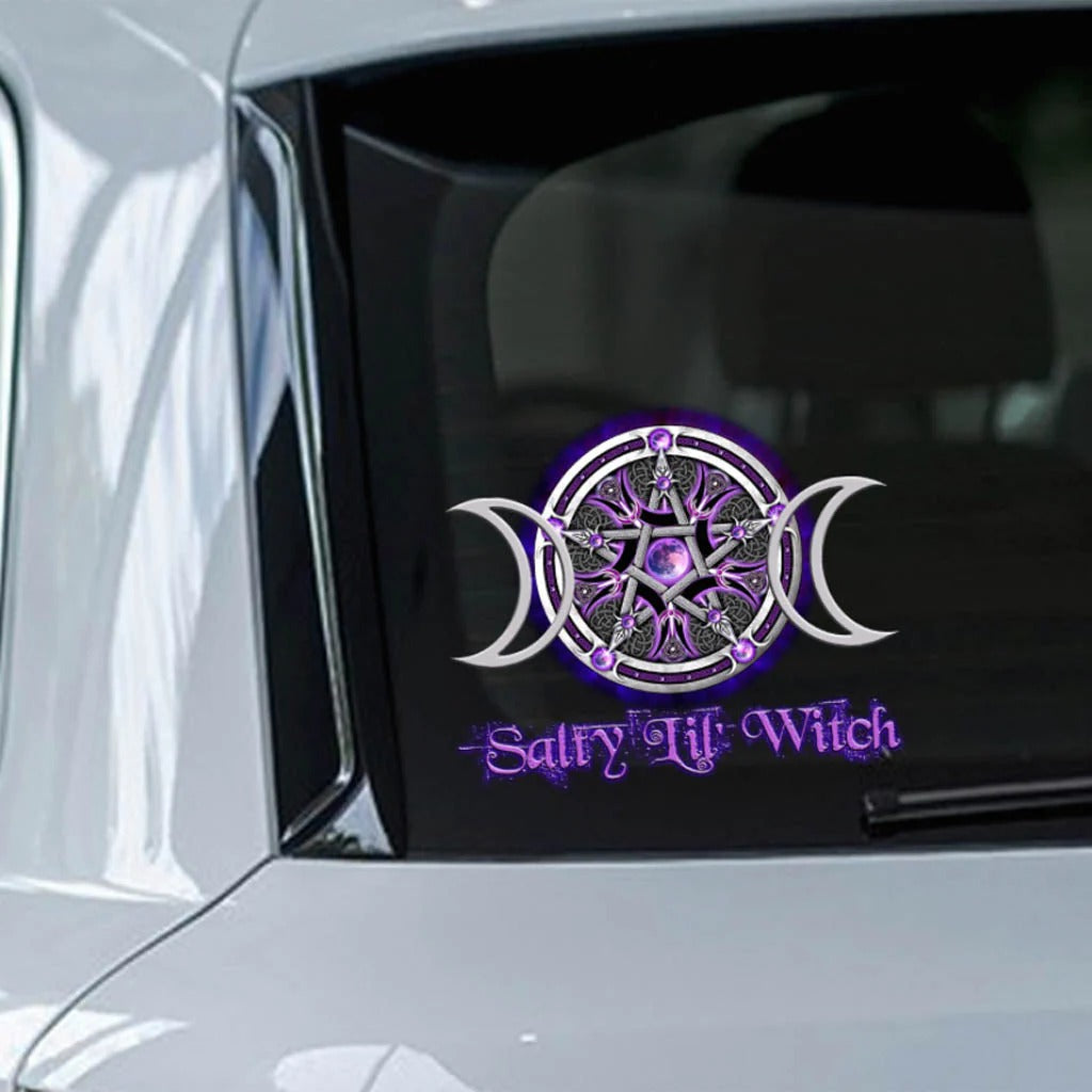 The Witch Is In - Personalized Witch Decor Decal