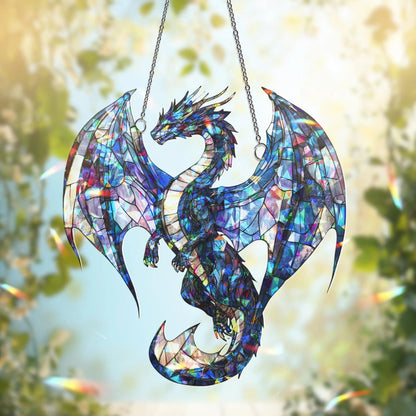 Dragon Suncatcher - Personalized Acrylic Hologram Window Suncatcher