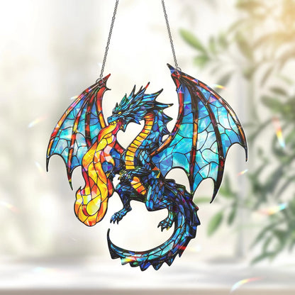 Dragon Suncatcher - Personalized Acrylic Hologram Window Suncatcher