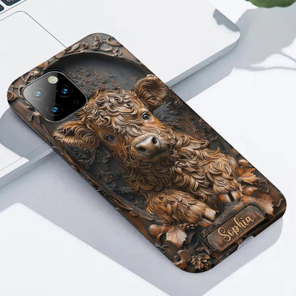 Baby Cow - Personalized Full Print Phone Case