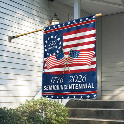 America 250th Anniversary Semiquincentennial Garden Flag, House Flag