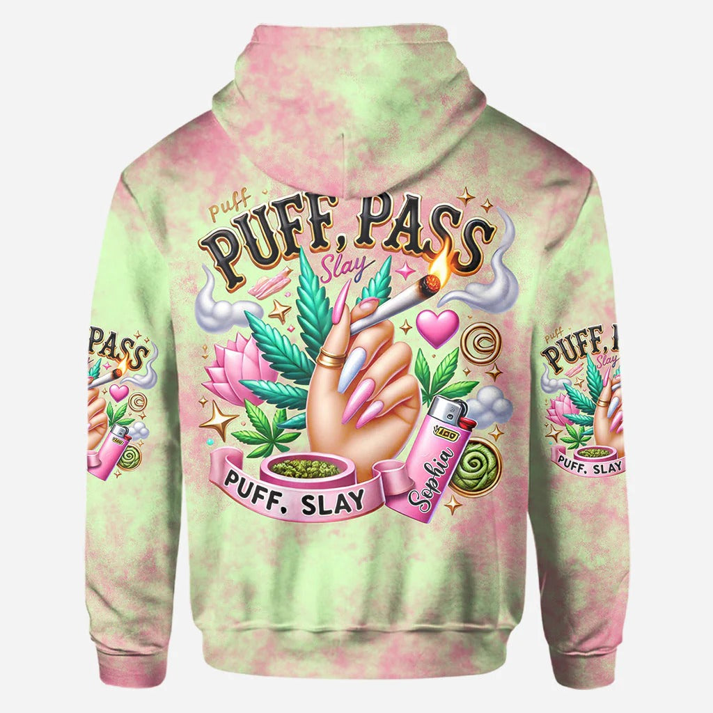 Stoner Chic - Personalized Weed All Over Shirt