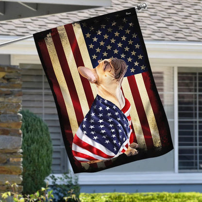 French Bulldog American Garden Flag, House Flag