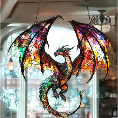 Dragon Suncatcher - Personalized Acrylic Hologram Window Suncatcher