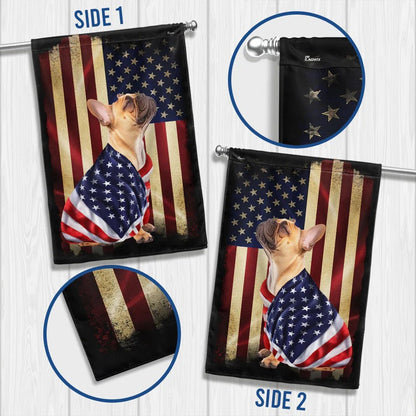 French Bulldog American Garden Flag, House Flag
